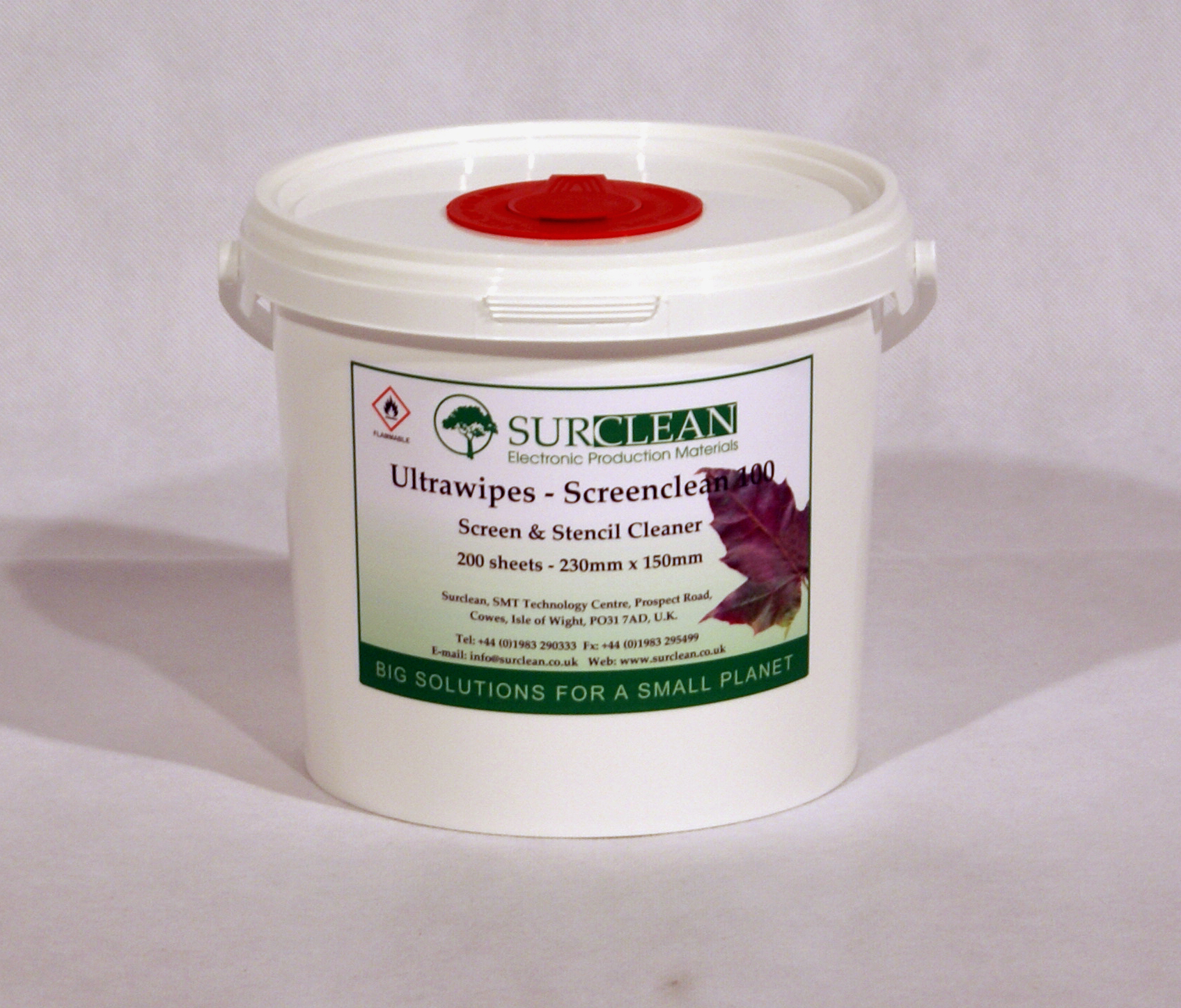 Ultrawipe Screenclean 100 Tub 200 sheets
